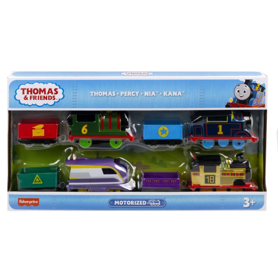 Thomas Friends Motorized Engine 4 Pack Toy Trains