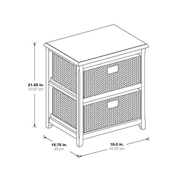 The Gray Barn Stormy Roost Two Drawer Storage Unit