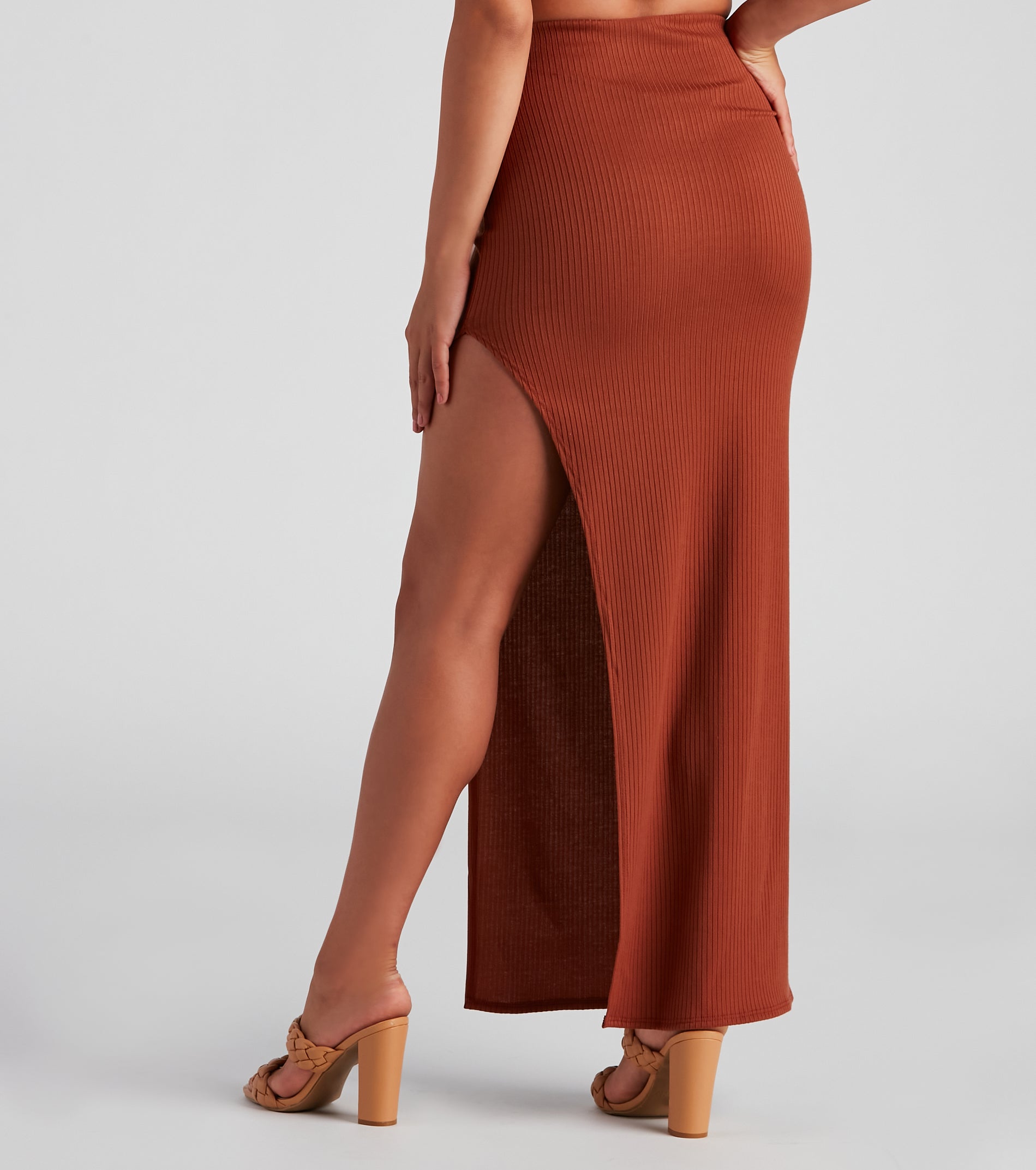 So Stunning Asymmetrical Maxi Skirt