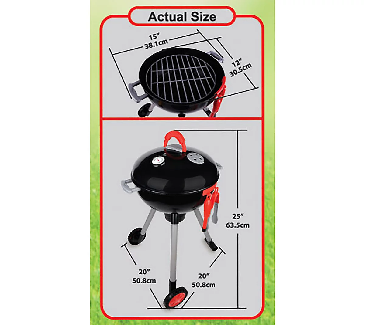 Red Box Toy Factory Light and Sound BBQ Grill Set