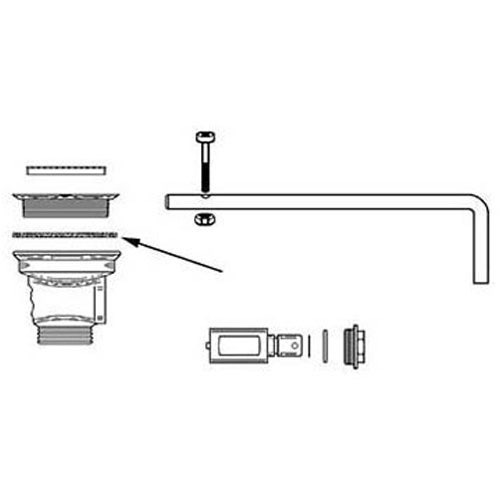 Fisher 11274 - Rotary Twist Waste Flange Washer For Drain King And Old Style Rotary Twist Waste