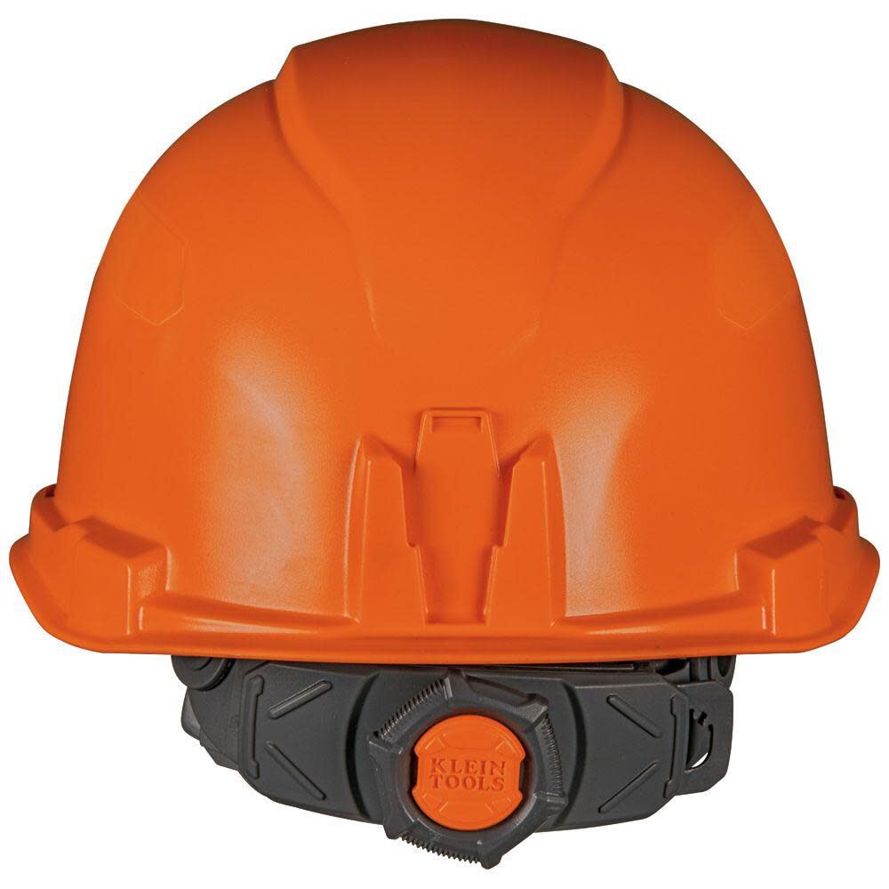 Klein Tools Hard Hat Non-vented with Headlamp Orange 60900K from Klein Tools