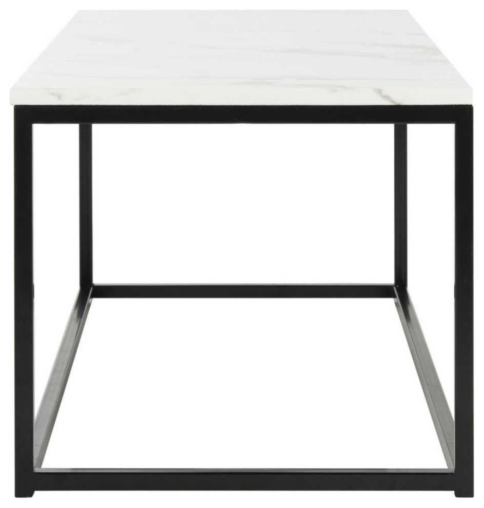 Janna Coffe Table White/ Grey   Contemporary   Coffee Tables   by AED Luxury Home Decor  Houzz