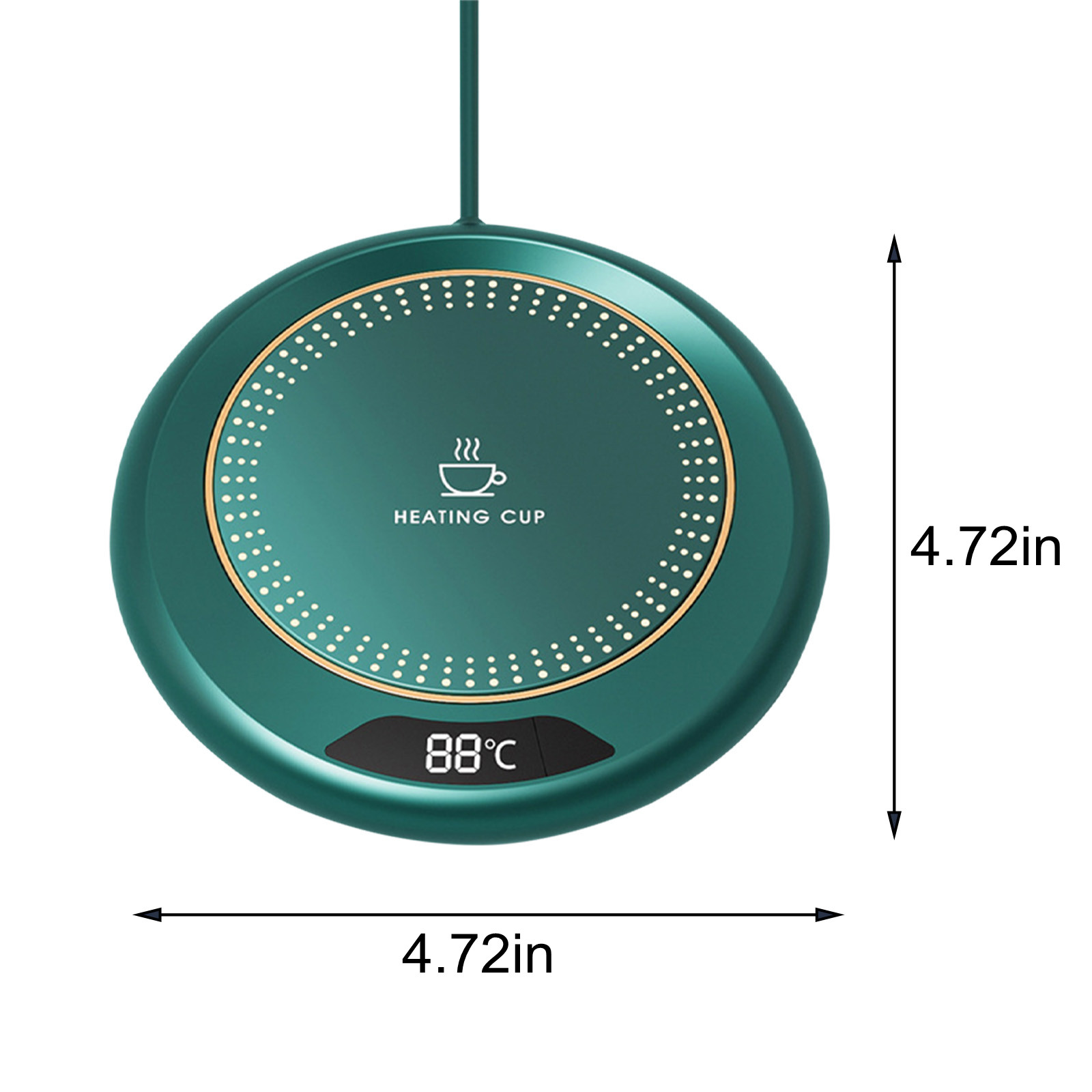 Mug Warmer， Coffee Warmer and Cup Warmer For Desk With 3 Temperature Settings， More Hot Coffee Mug Warmer With 8H Auto Shut Off