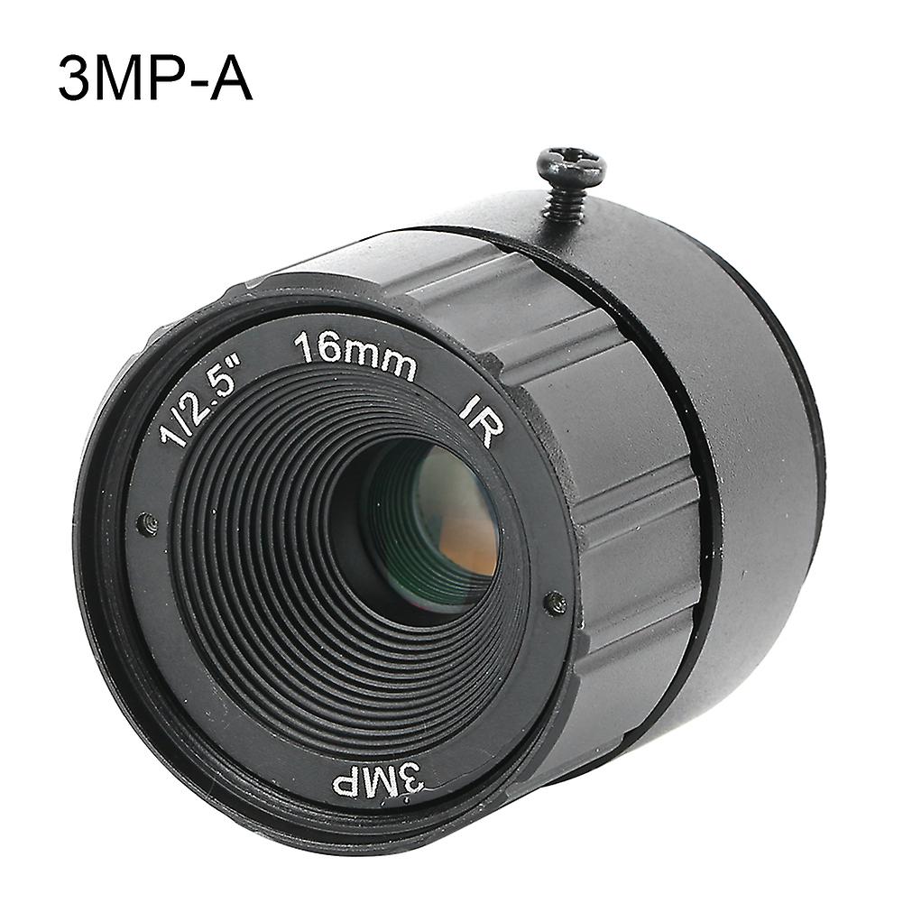 Cctv Fixed Lens 16mm 3mp Mount Cs High Definition For Camera