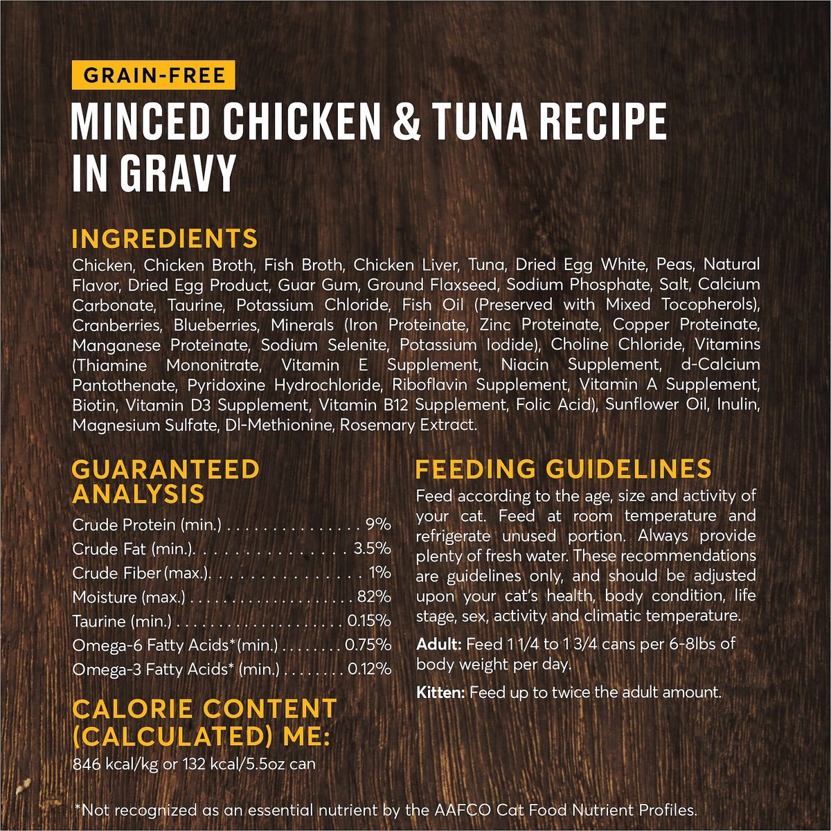 American Journey Minced Chicken and Tuna Recipe in Gravy Grain-Free Canned Cat Food