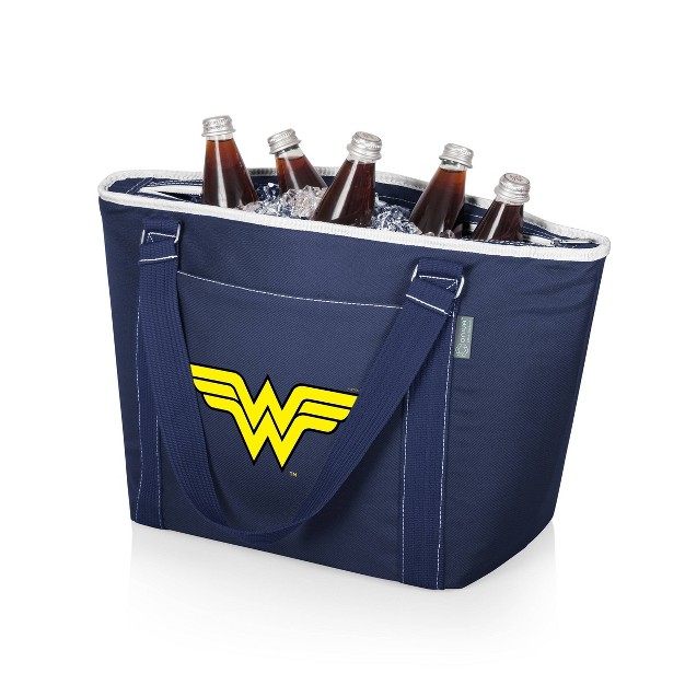 Picnic Time Wonder Woman Topanga 19qt Cooler Tote Bag Navy Blue