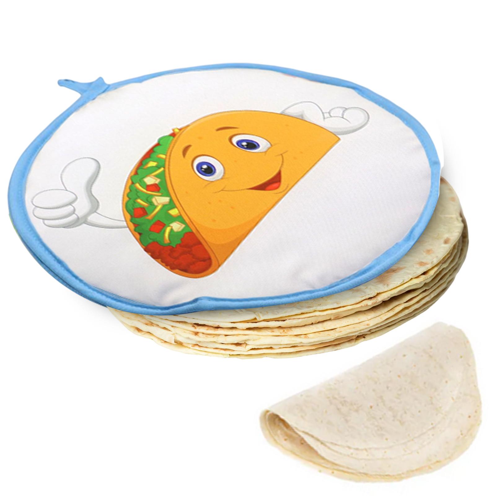 Tortilla Warmer Pouch | 12 Inch Tortilla Insulated Pouch | Mexican Food Warming Trays， Food Warmer Holder， Roti Holder， Insulated and Microwaveable