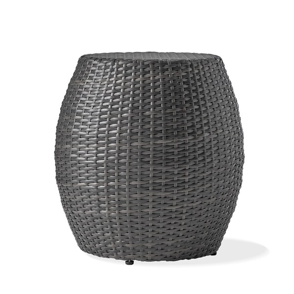 Canary Outdoor 14inch Wicker Side Table by Christopher Knight Home