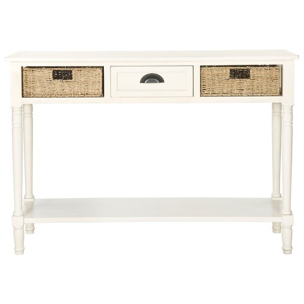 SAFAVIEH Winifred White Console Table - 44.5