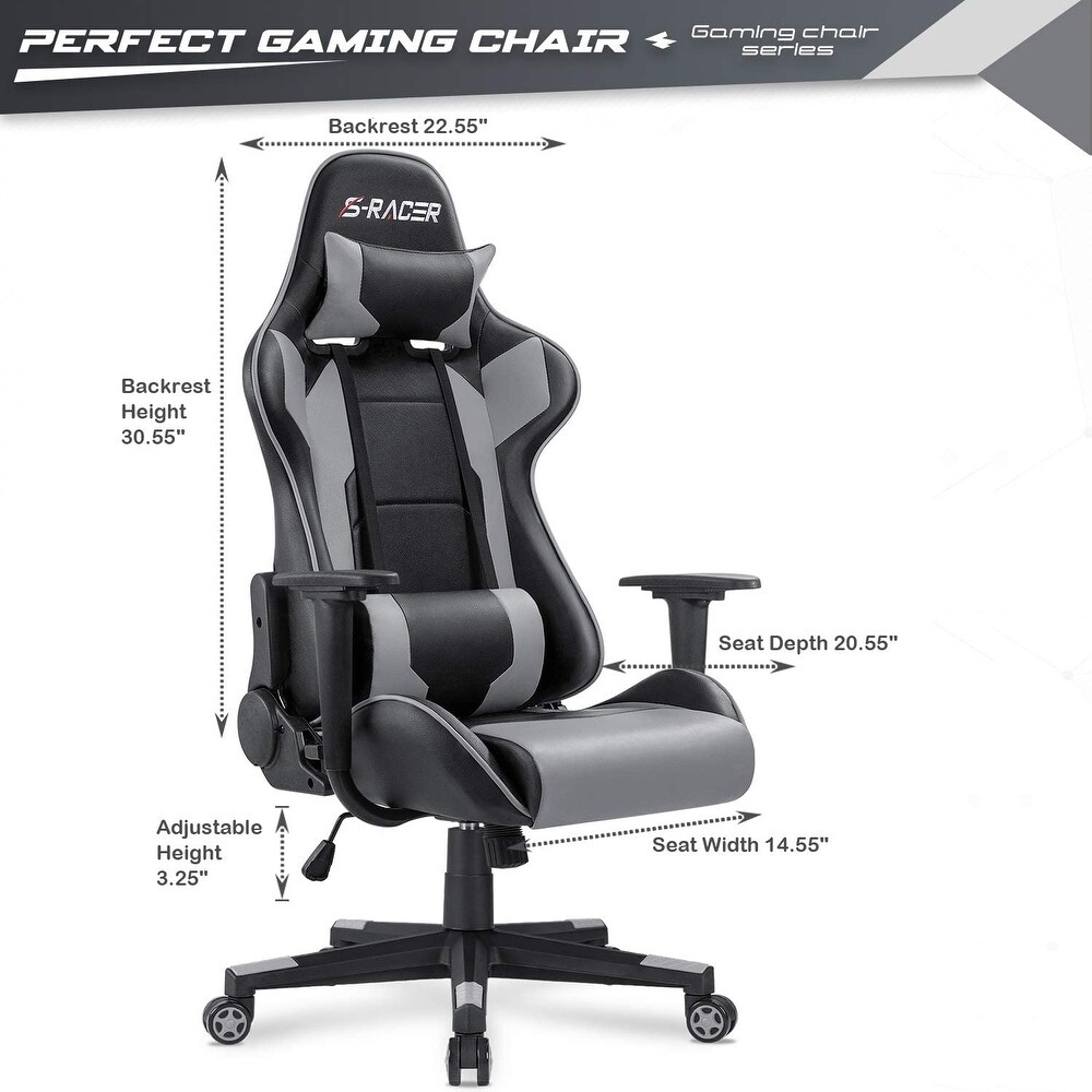 Furniwell Gaming Chair Computer Office Chair Ergonomic Desk Chair