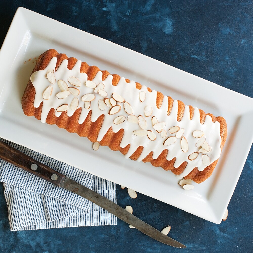 Nordic Ware Cinnamon Bread Loaf Pan and Almond Loaf Pan  Navy