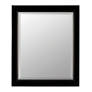 Home Decorators Collection Gazette 22 in. W x 28 in. H x 6-58 in. D Framed Surface-Mount Bathroom Medicine Cabinet in Espresso GAEC2226