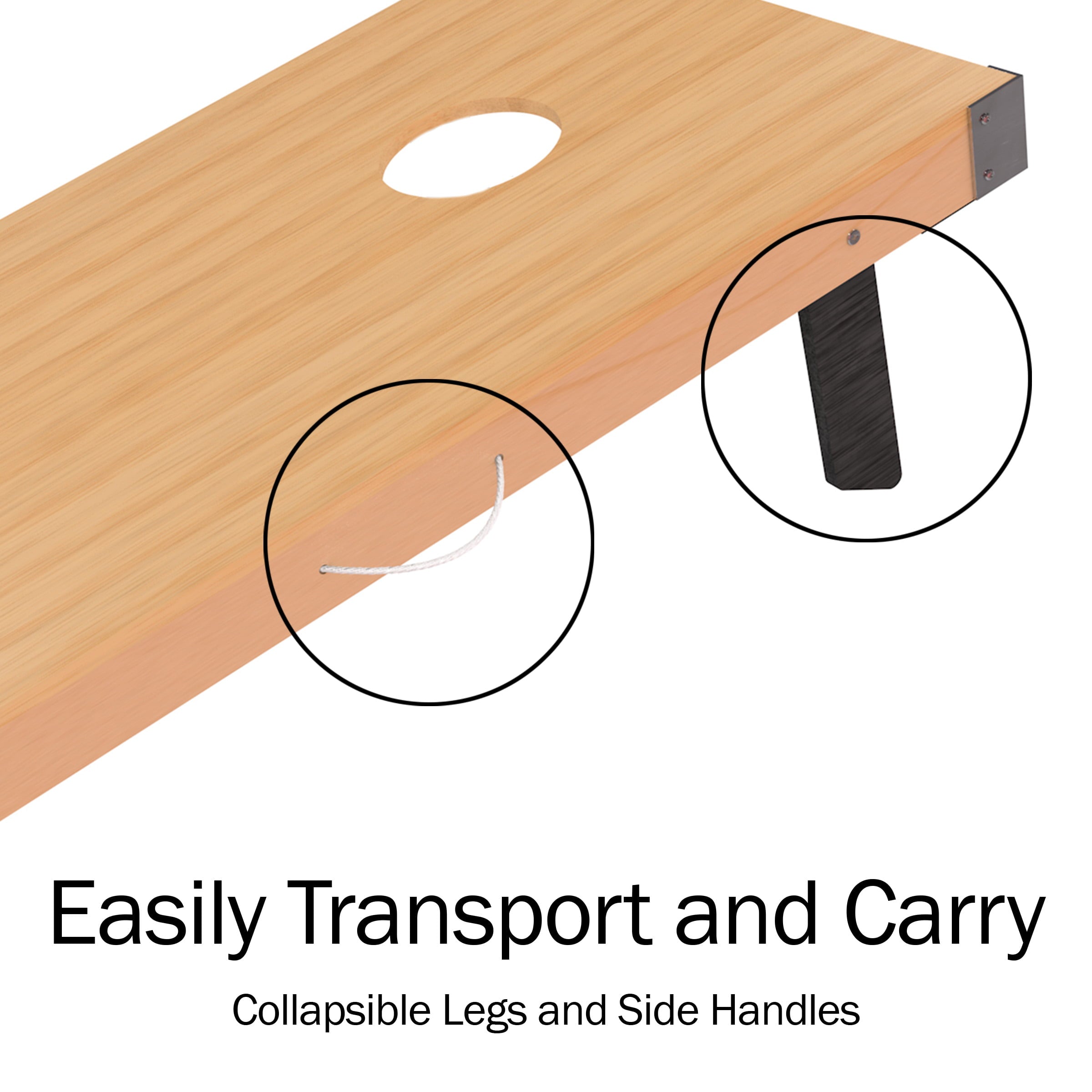 Trademark Games Regulation Sized Outdoor Cornhole Boards and Bags