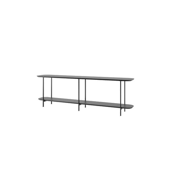 Celine 70.86 Black Wood Side Table Console