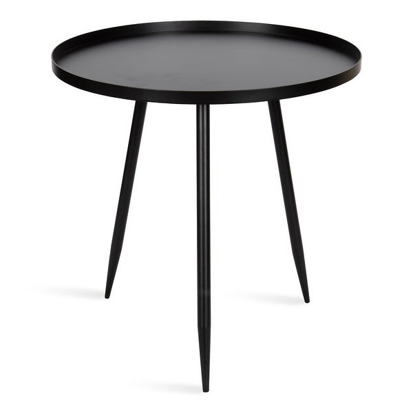 Kate and Laurel Duvall Round Metal Side Table - 20x20x20.5