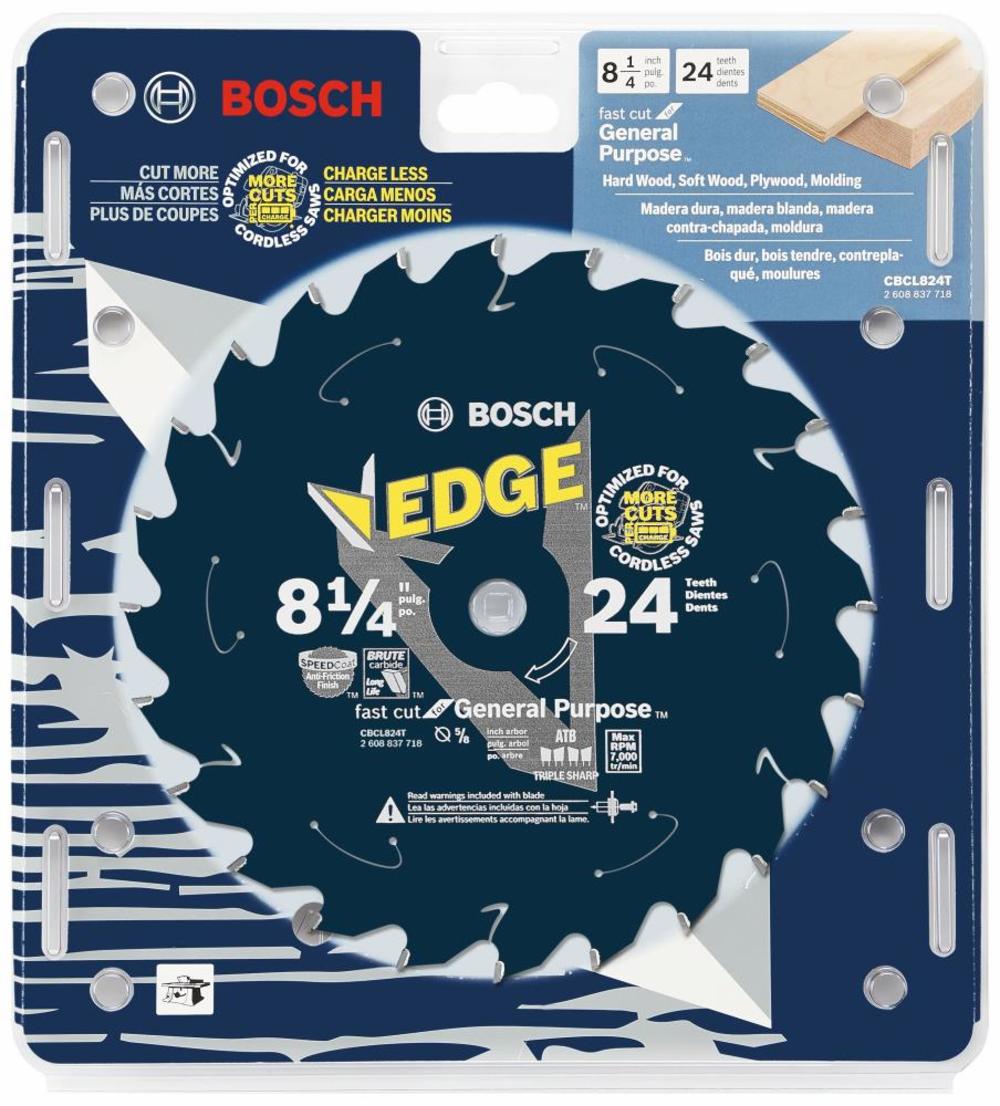 8-1/2 In. 24 Tooth Edge Cordless Circular Saw Blade for General Purpose