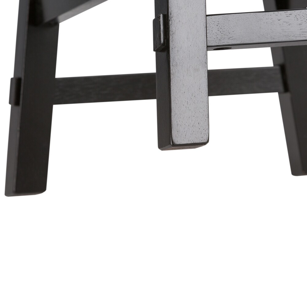 The Gray Barn Creations Black Sawhorse Counter Stool