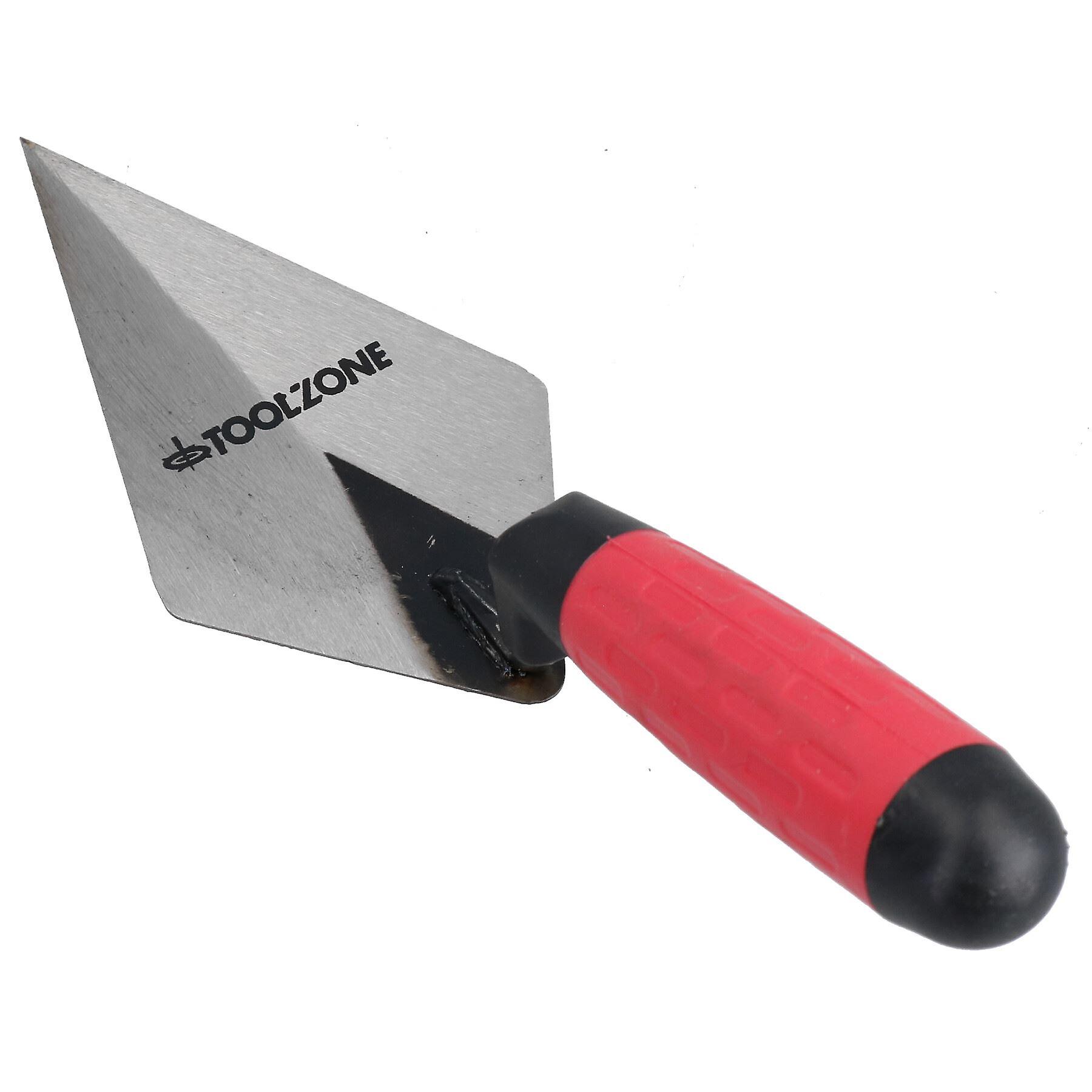 6” Pointing Trowel for Brick Block laying Cement Plastering Soft Grip handle