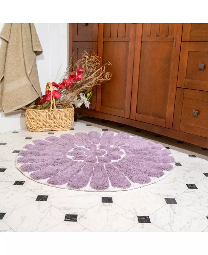 Chesapeake Bursting Flower 2 Piece Bath Rug Set