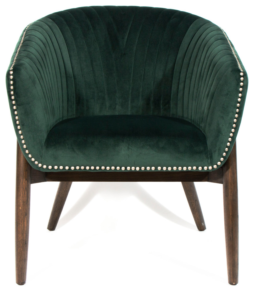 Nadia Club Chair   Midcentury   Armchairs And Accent Chairs   by Gild  Houzz