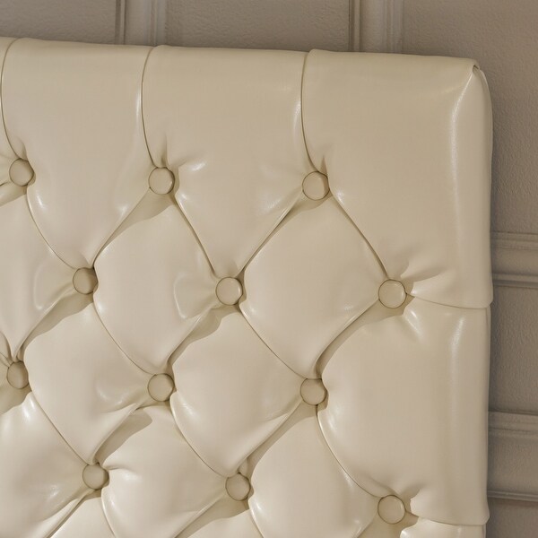 Jezebel Adjustable Full/Queen Tufted Headboard by Christopher Knight Home - - 8614388