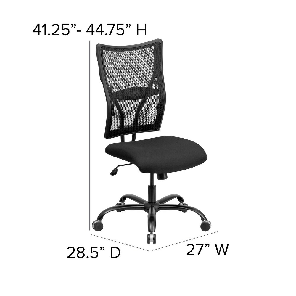 Big   Tall 400 lb. Rated Mesh Executive Swivel Ergonomic Office Chair