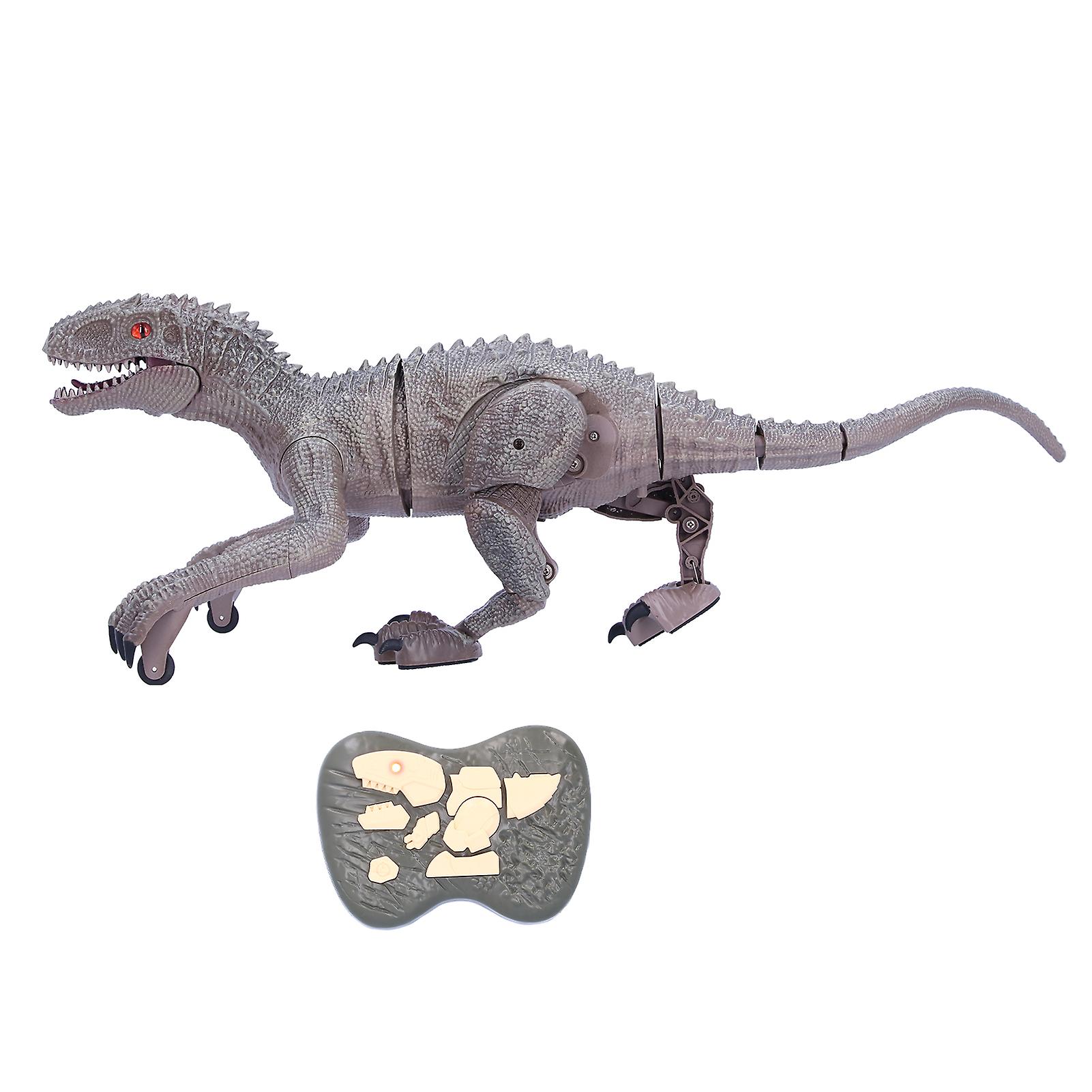 2.4ghz Remote Control Dinosaur Toy With Light Sound Walking Rc Toys For Children Gift