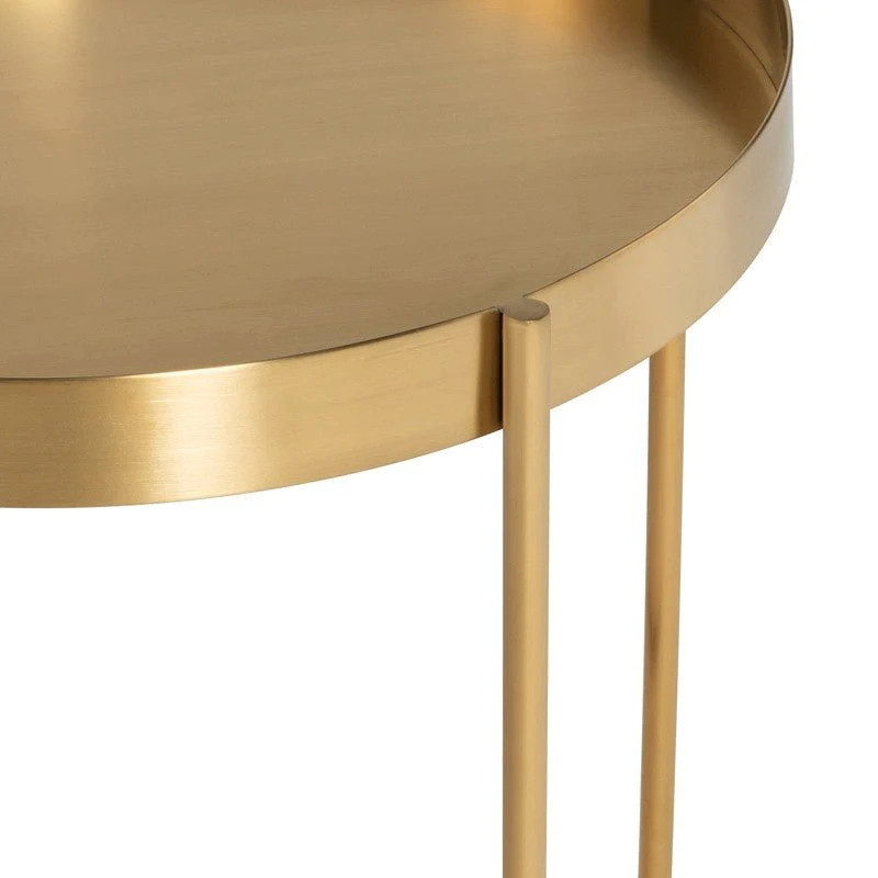 Ayesha Gold Side Table   Contemporary   Side Tables And End Tables   by Virgil Stanis Design  Houzz