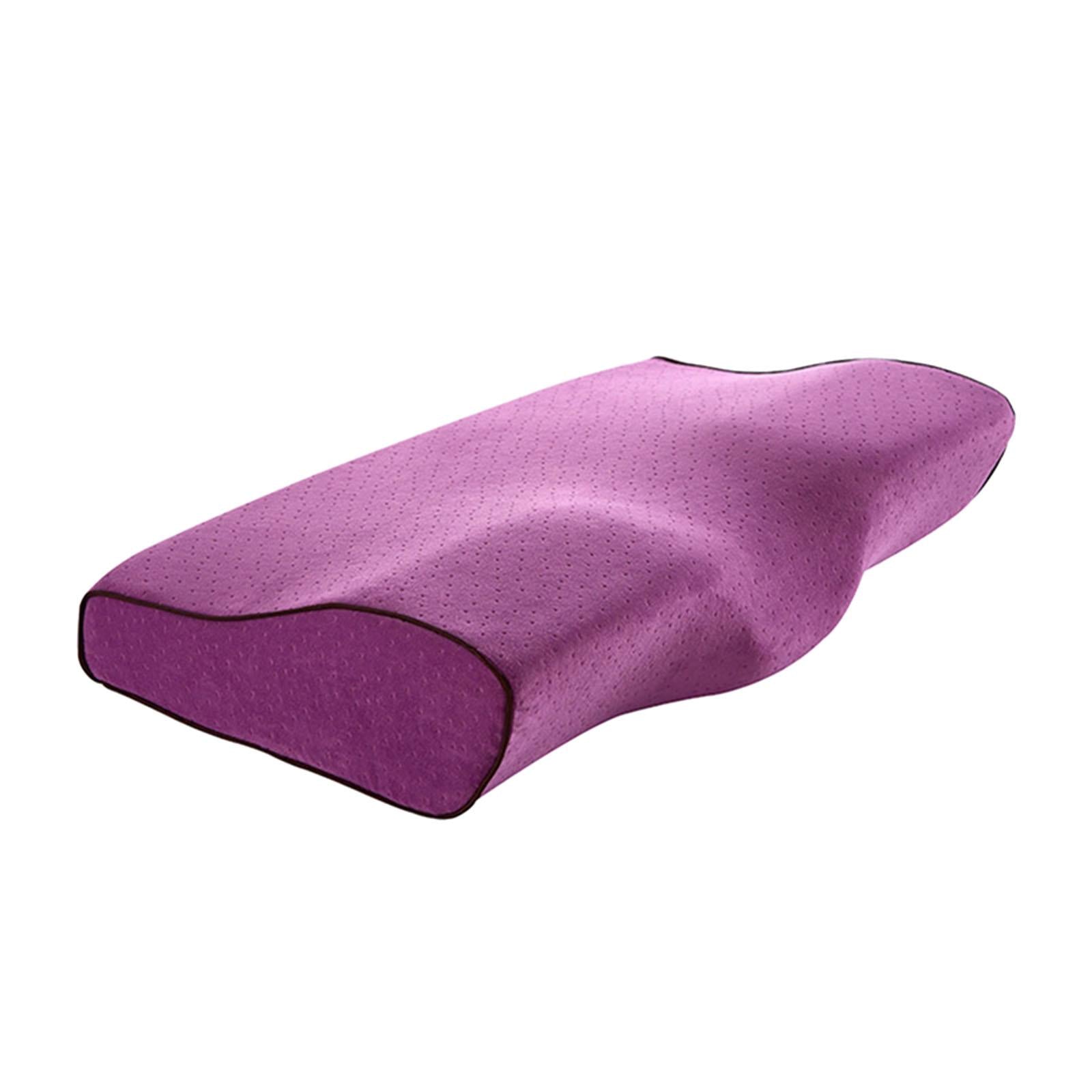 Memory Foam Pillow, Breathable, Slow , , Neck Pillows for , Stomach Sleepers, Girls , Violet