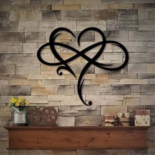 🔥SUMMER HOT SALE - 49% OFF🔥Infinity heart - Steel wall decor Metal Wall art-Buy 2 free shipping🔥