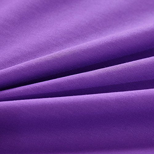 Holiday Lightweight Warm Roomy Cotton Sleeping Bag Liner Sleep Sack Comfortable Sleeping Bag Line for Travel-86"*45,purple color