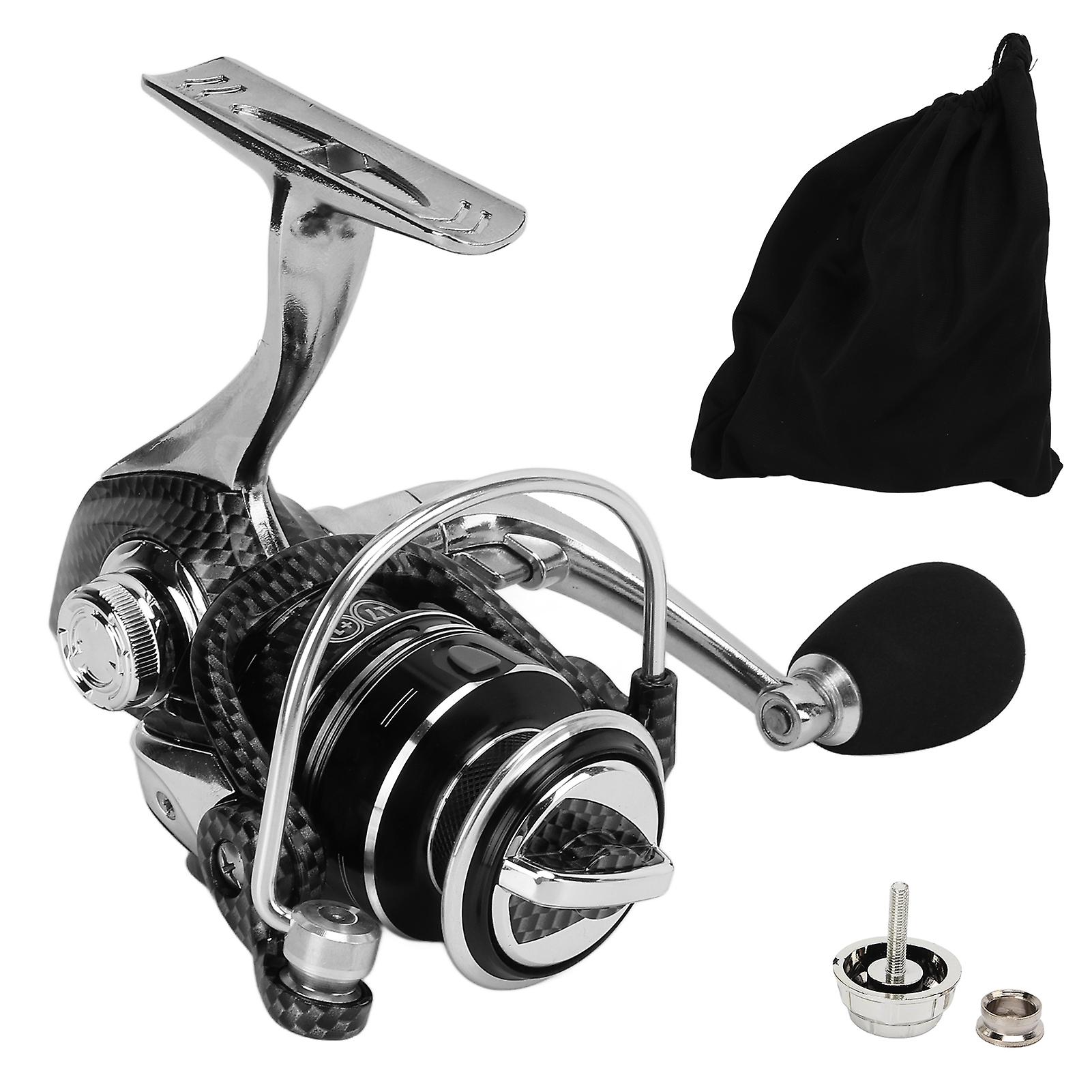 5.7:1 Full Metal Spinning Gapless Fishing Reels Left Right Hand Fishing Wheel For Saltwater Freshwater1000 Series