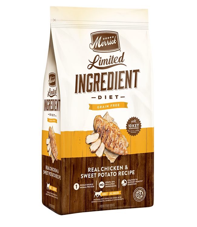 Merrick Limited ingredients Chicken And Sweet Potato Dry Dog Food