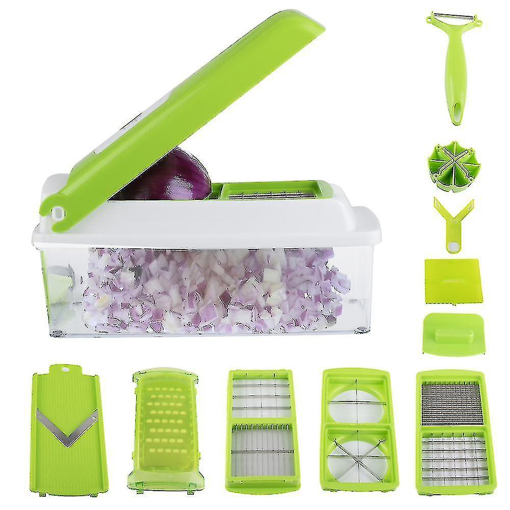 12 Pcs Mutifunction Vegetable Chopper