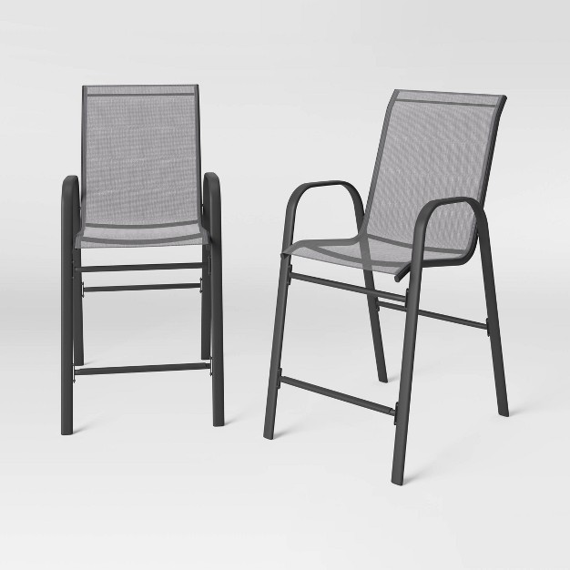 2pk Patio Bar Chairs Outdoor Furniture