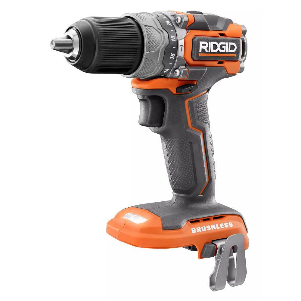 RIDGID 18V SubCompact Brushless 12 In. Hammer DrillDriver (Tool Only) R8711B