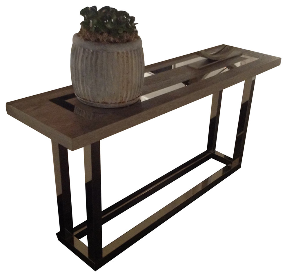 Universal Modern Wyatt Console Table  Flint 645816   Contemporary   Console Tables   by Emma Mason  Houzz