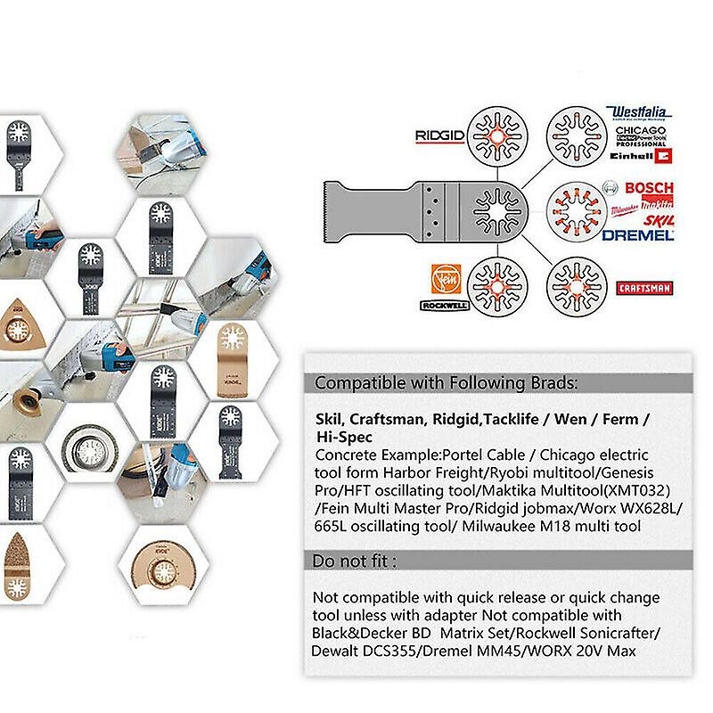 15tlg Multifunktionswerkzeug Zubehr Fr Fein Bosch Makita Multitool-werkzeug De