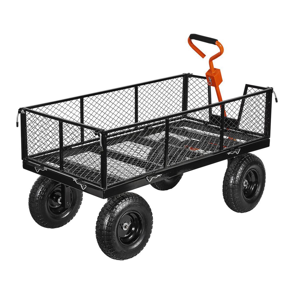 1200 lb. Capacity Steel Utility Cart with Removable Sides