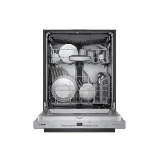 Bosch 500 Series 24 in. Top Control Built-In Stainless Steel Dishwasher w Stainless Steel Tall Tub AutoAir 44dBA 5-Cycles SHPM65Z55N