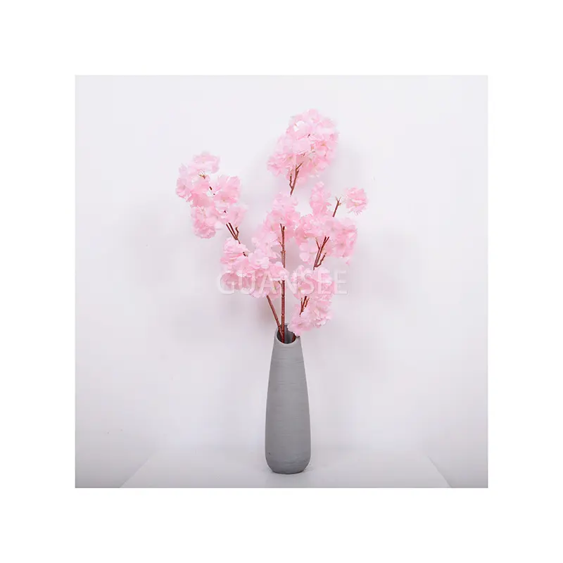 Indoor decoration flower branch white pink wedding centerpieces artificial flower artificial cherry blossom tree branches