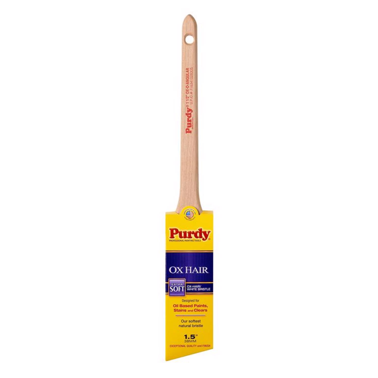 Purdy Ox-O-Angular 1-1/2 in. Extra Soft Angle Trim Paint Brush