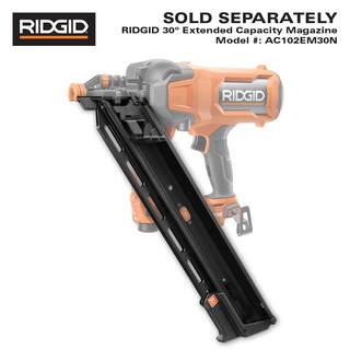 RIDGID 18V Brushless Cordless 30 3-12 in. Framing Nailer with Brushless 7-14 in. Circular Saw (Tools Only) R09895B-R8657B