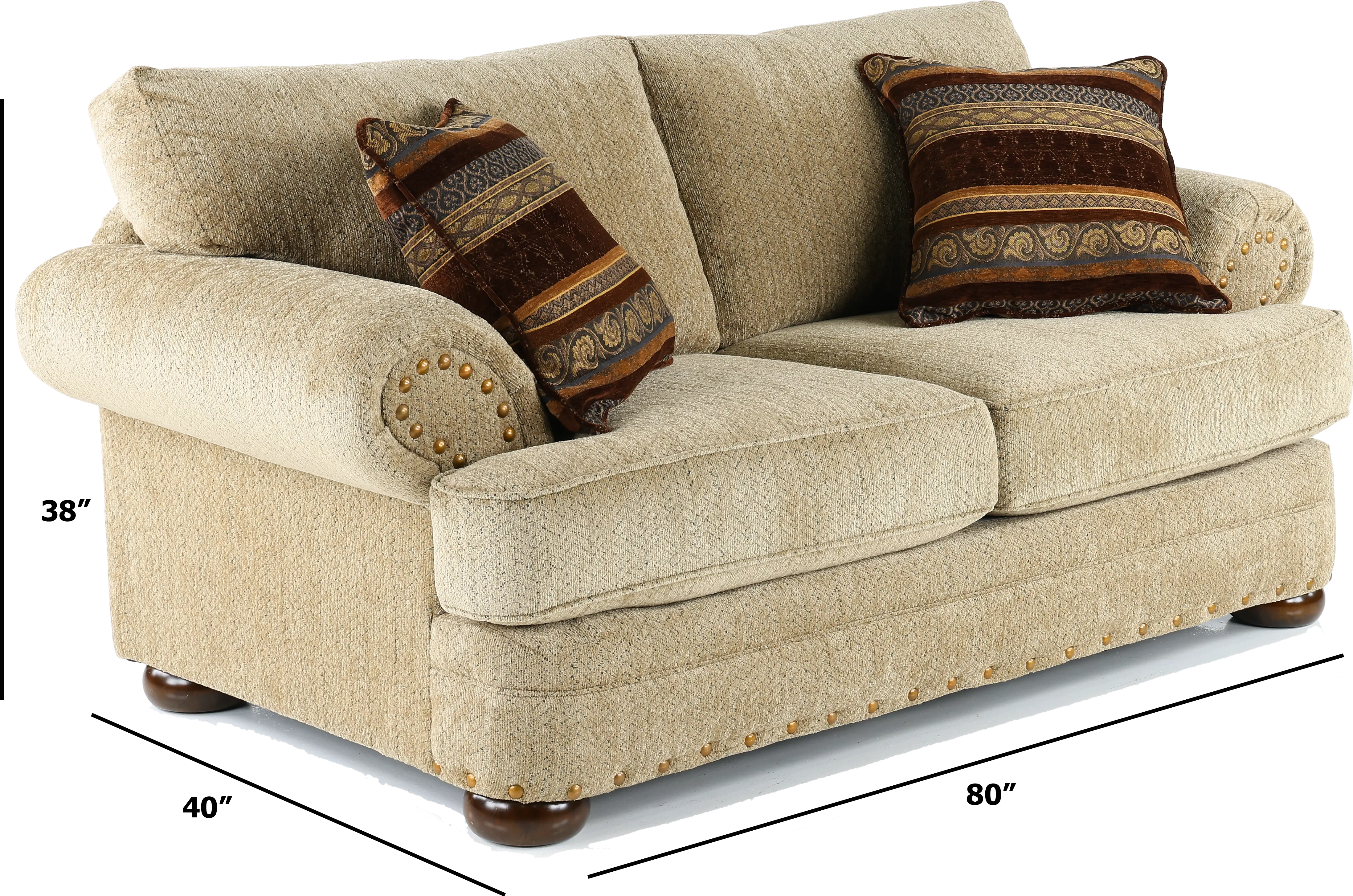 Adair Tan Loveseat