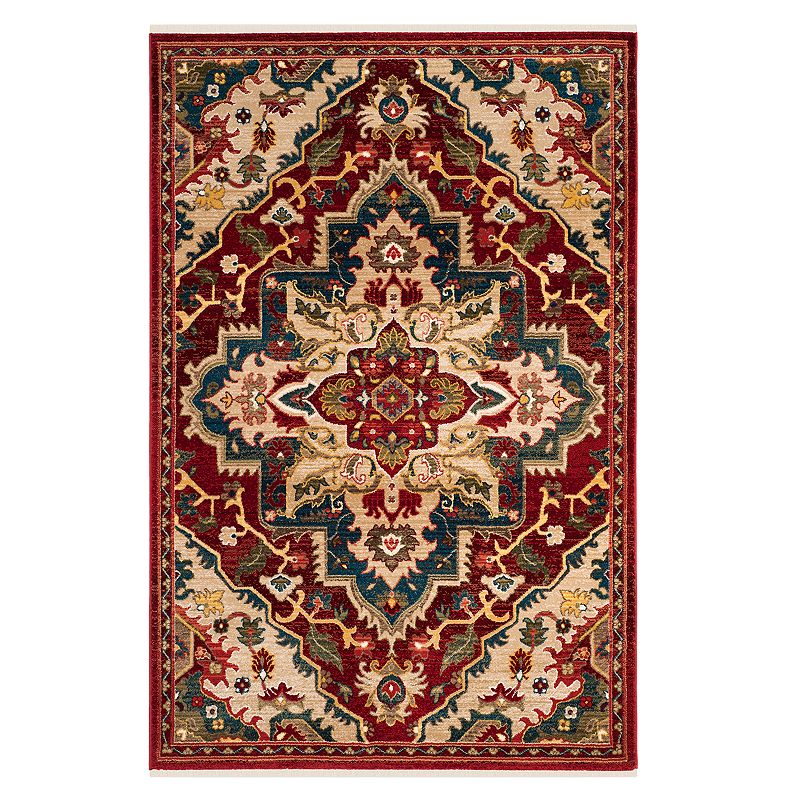 Safavieh Kashan Tiffany Medallion Framed Rug