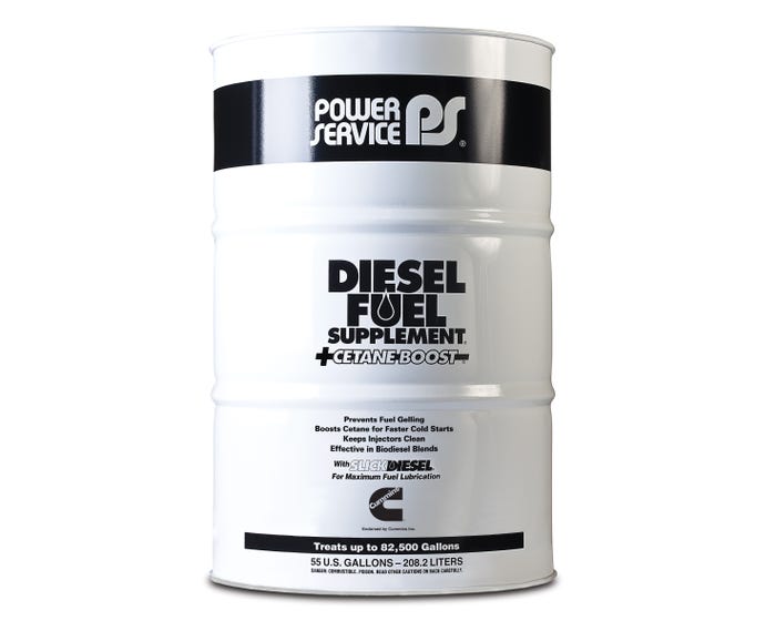 Power Service Products Diesel Fuel Supplement Plus Cetane Boost， 55 Gallon - 01055-01