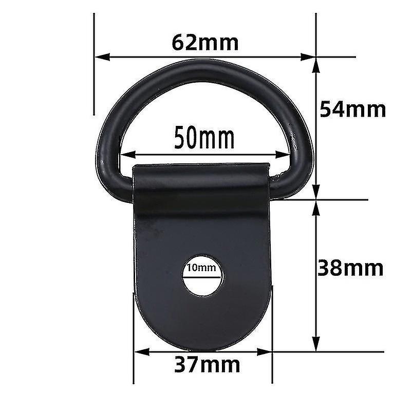 20pcs Hardware Buckle Screw Accessories Kayak Round D-ring Buckle Fishing Boat Elastic Rope Pull Buckle Backre