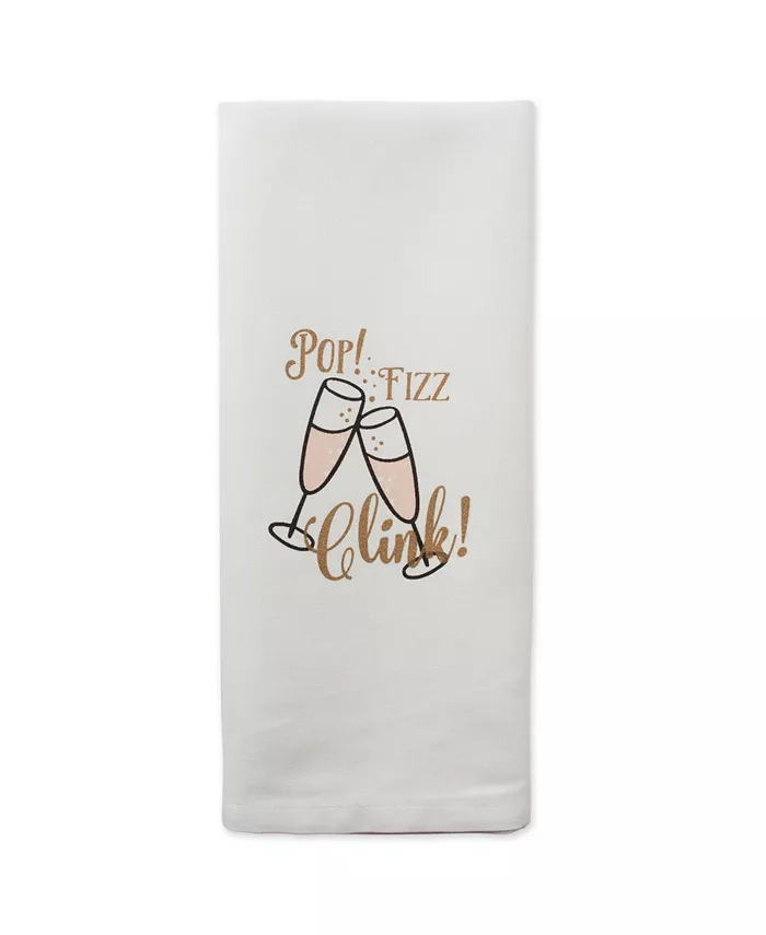 Design Imports Assorted Pop Fizz Clink Printed Dishtowel Set