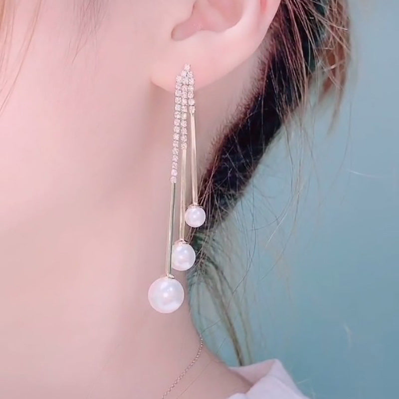 Fashion Double Layer Hook Earrings